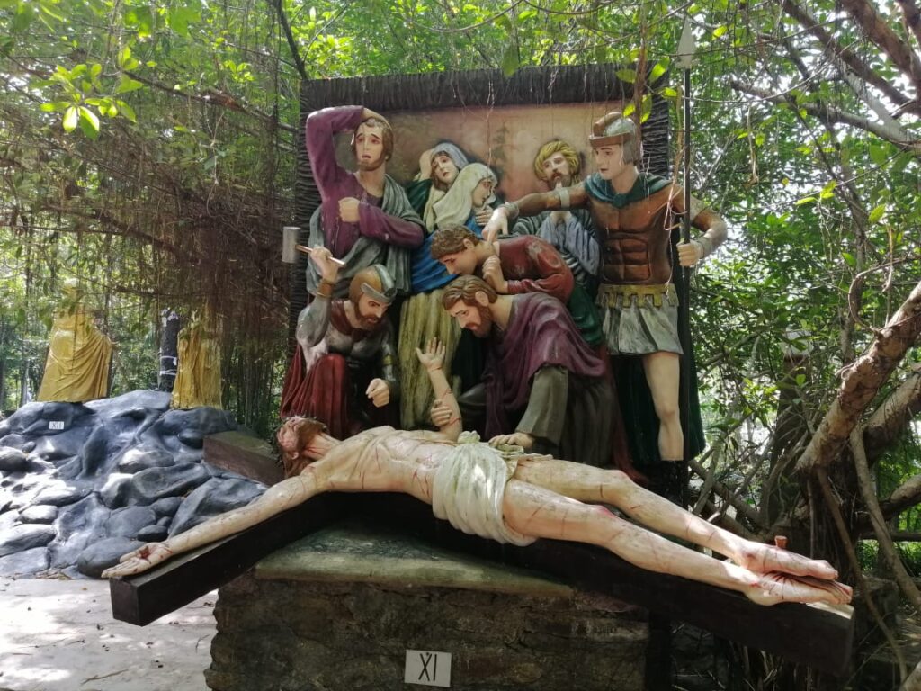 The Stations of the Cross - Jesus is Nailed to the Cross