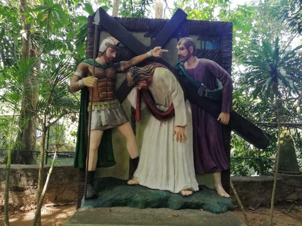 The Stations of the Cross - Simon Helps Jesus Carry His Cross