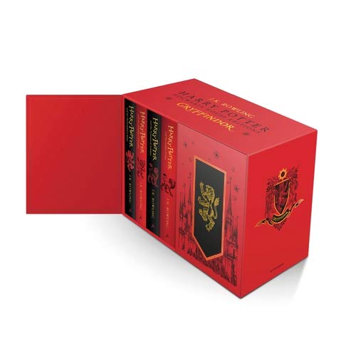 Harry Potter Paperback Book Set (Gryffindor House  Editions)