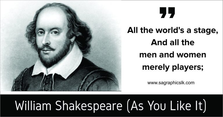 All the world's a stage by William Shakespeare