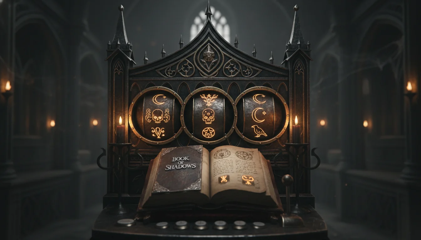 Online casino interface with various slot games